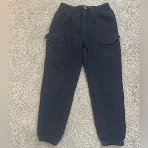 Zara Kids Black Cargo Joggers